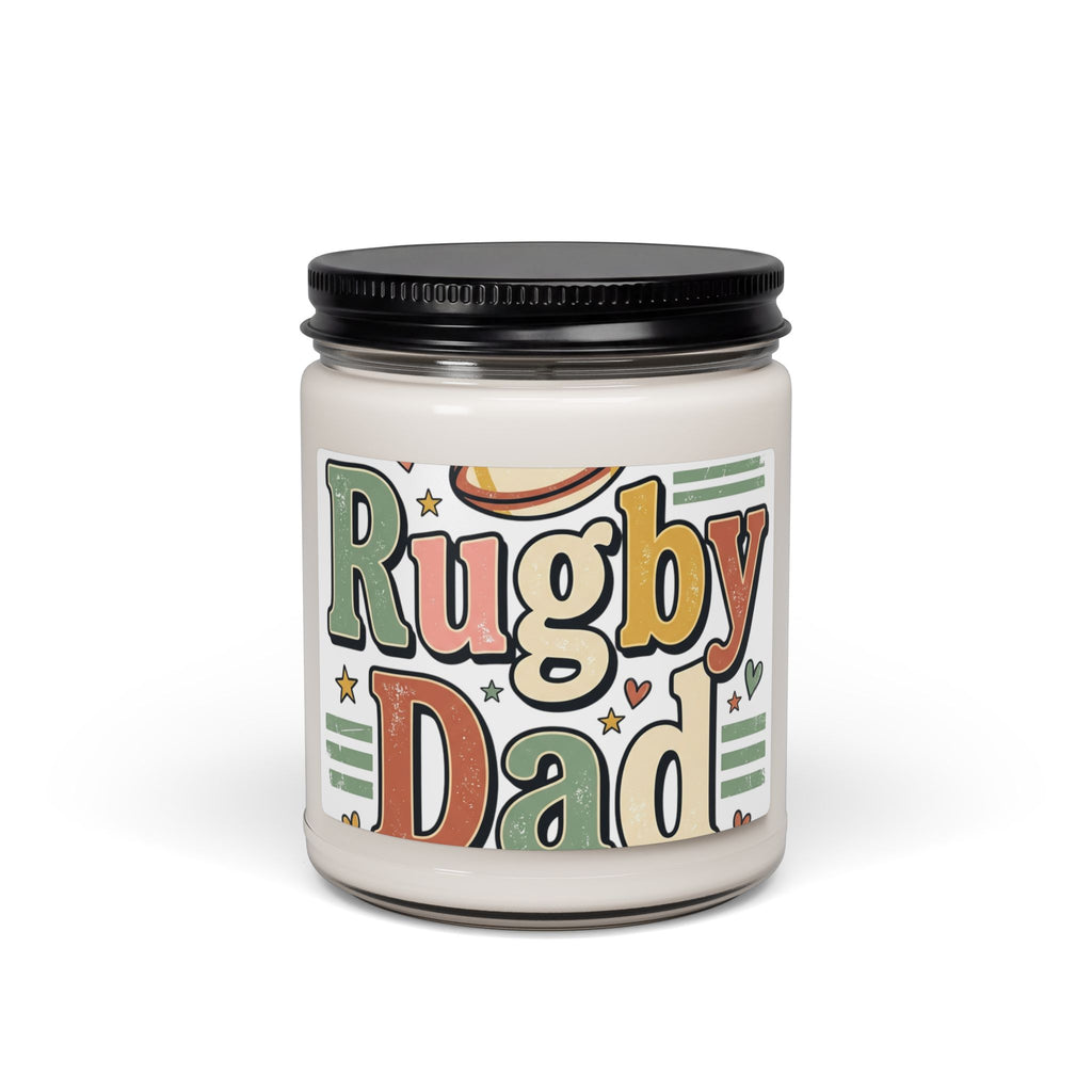 Rugby Dad Scented Soy Candle — 9 oz Gift for Rugby Fathers