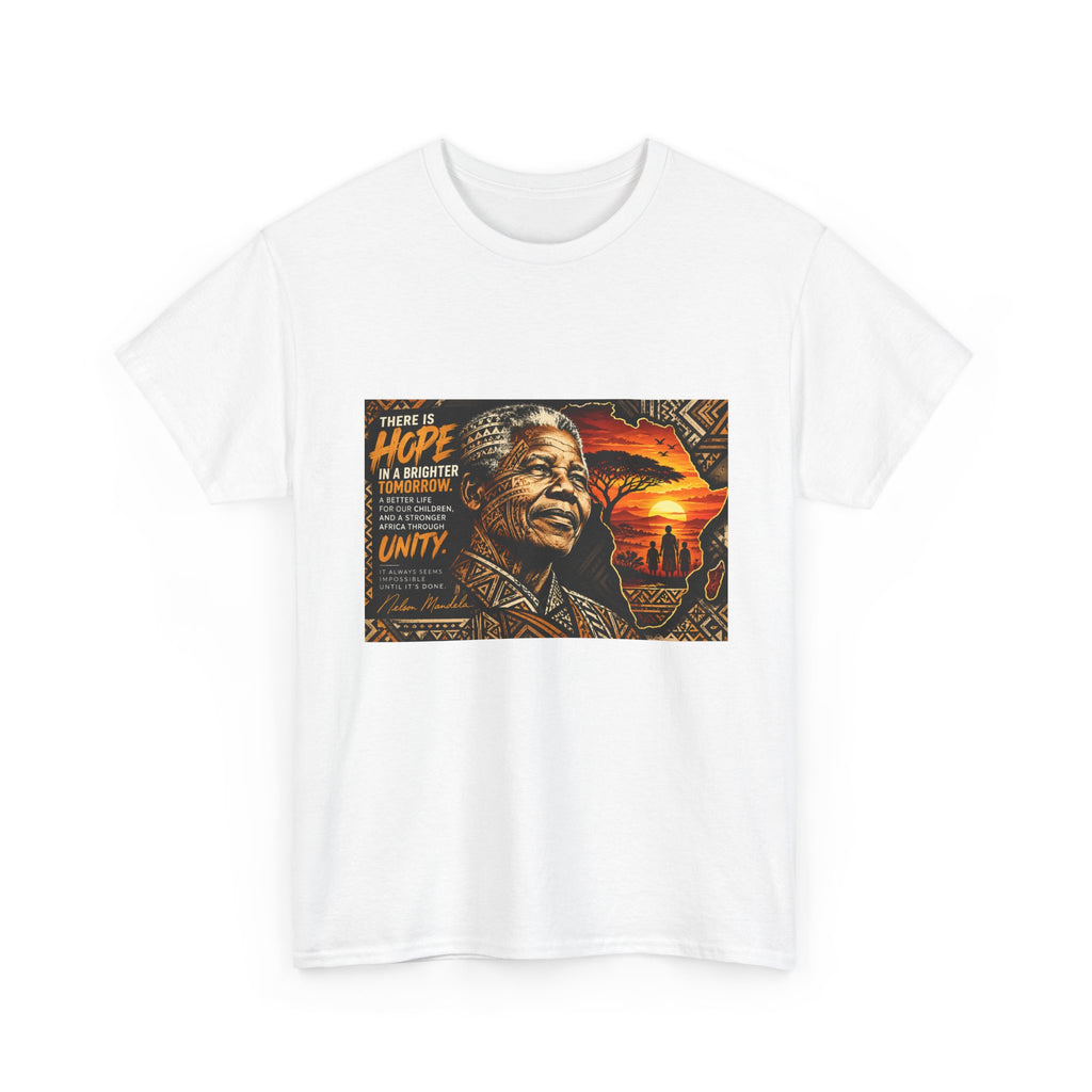 Inspirational Unity Graphic Tee — 'There Is Hope' Motivational Portrait T-Shirt