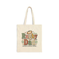 Rugby Dad Canvas Tote Bag — Supportive, Devoted, Fatherly Rugby Gift