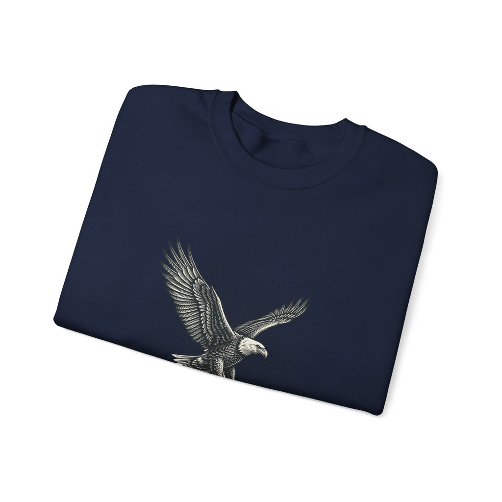 Wings Like Eagles Sweatshirt | Christian Scripture Psalm 103:5 Faith Apparel