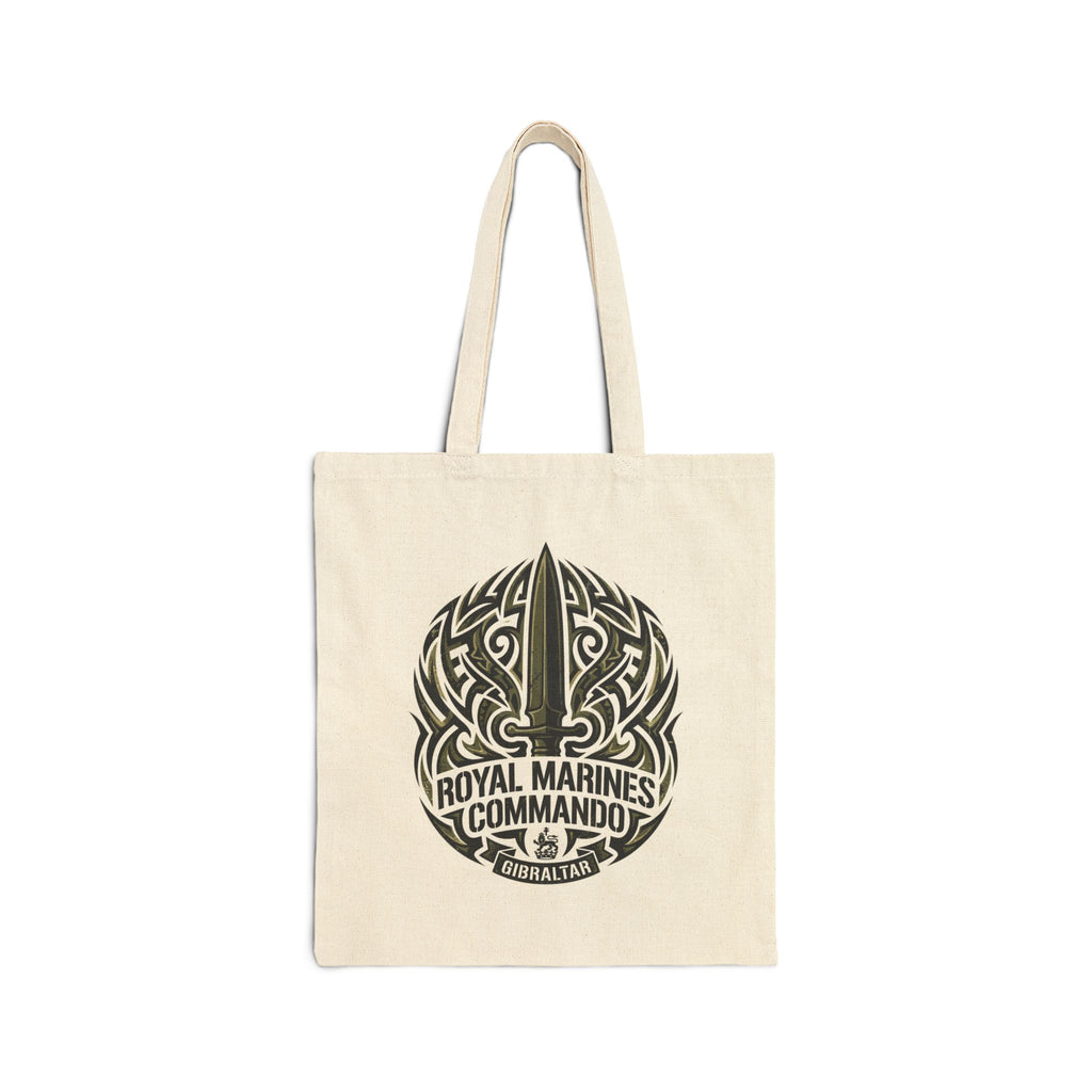 Royal Marines Commando Tribal Logo Tote Bag — Military Canvas Shopper