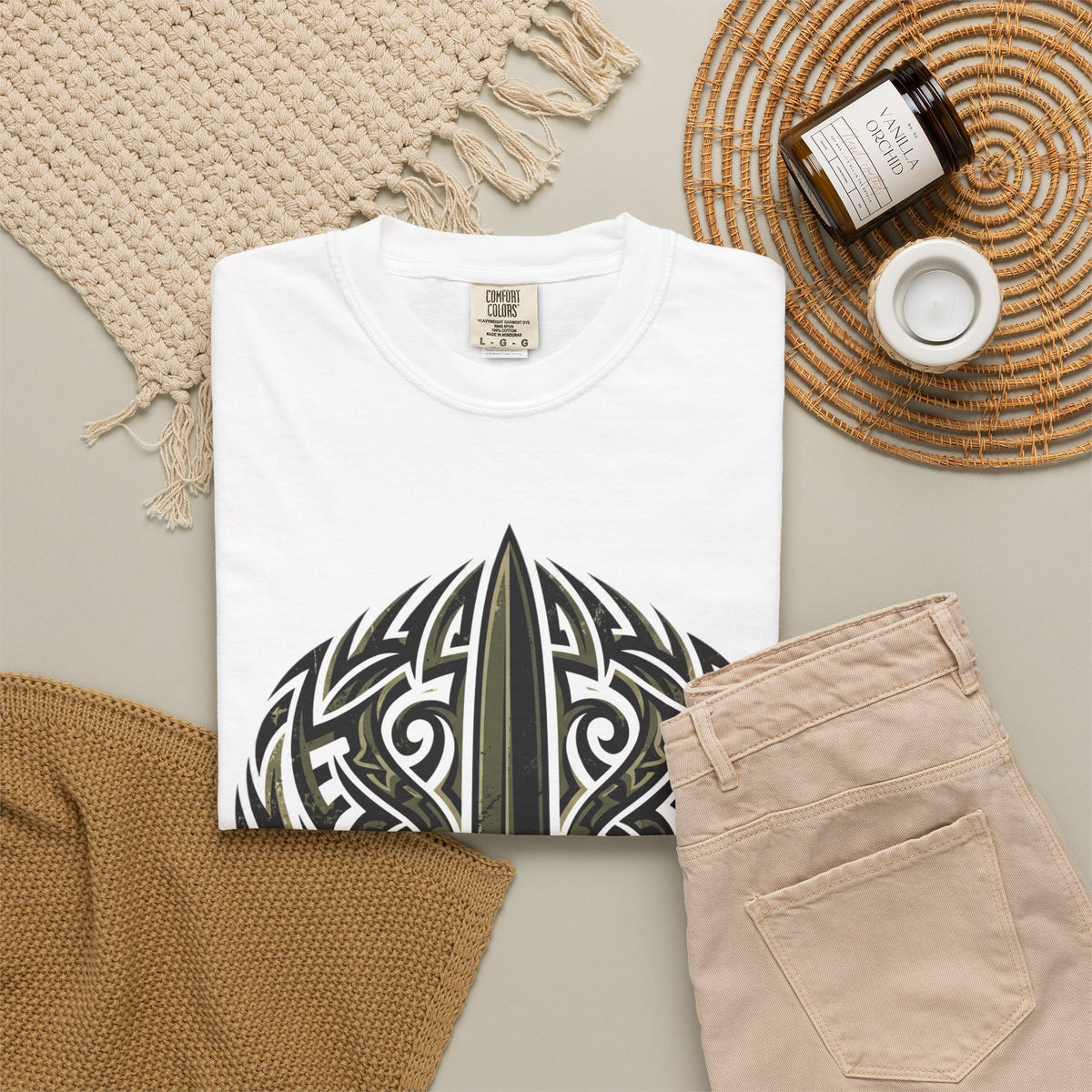 Royal Marines Commando T-Shirt — Gibraltar Tribal Dagger Military Tee