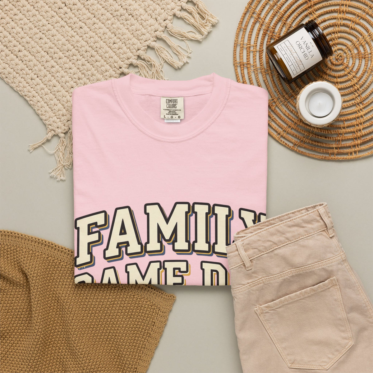 Family Game Day T-Shirt — “Together We Cheer” Football & Sports Team Tee
