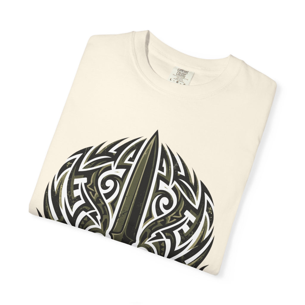 Royal Marines Commando T-Shirt — Gibraltar Tribal Dagger Military Tee