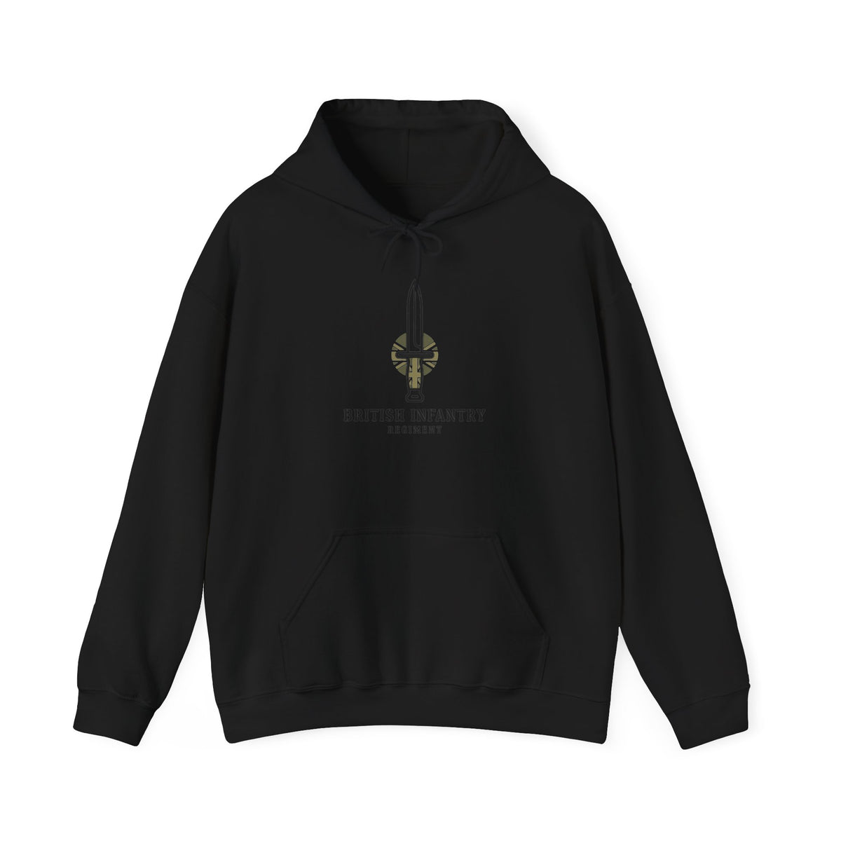 British Infantry Hoodie - Military Dagger Logo Camo Sweatshirt