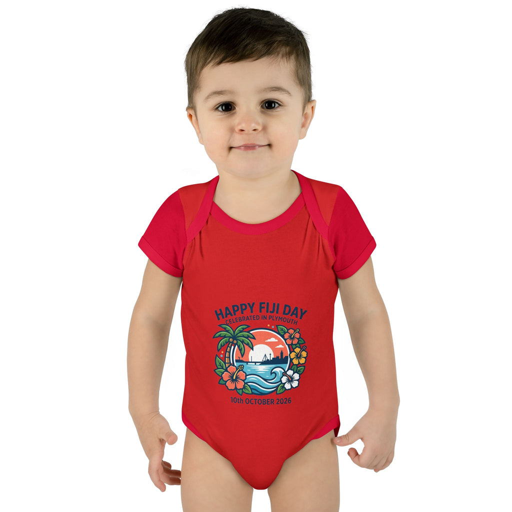 Happy Fiji Day Infant Bodysuit — Tropical Island Baby Onesie (10th October 2026)