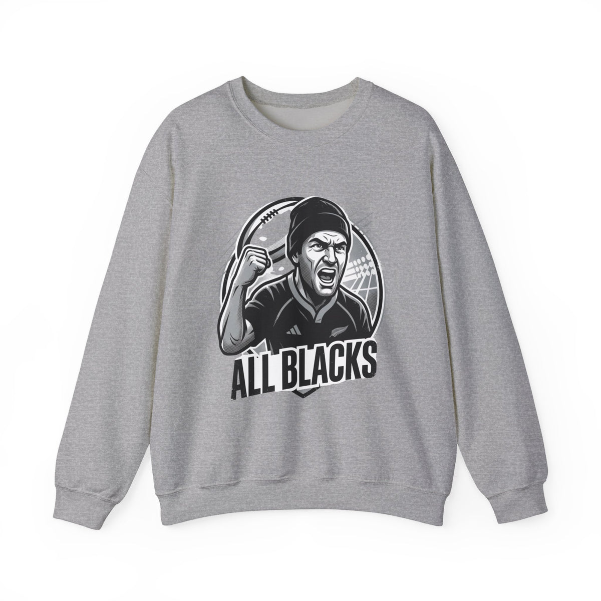 All Blacks Rugby Crewneck Sweatshirt – Fierce Fan Graphic