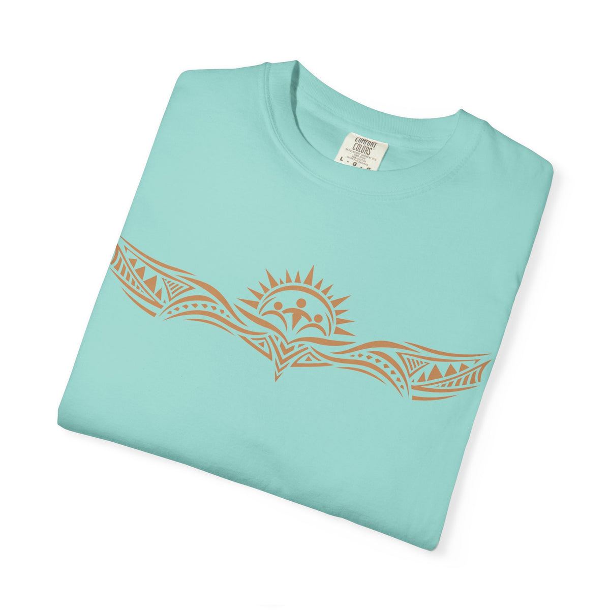 Tribal Sunset T‑Shirt — "Your Tribe" Inspirational Back Graphic