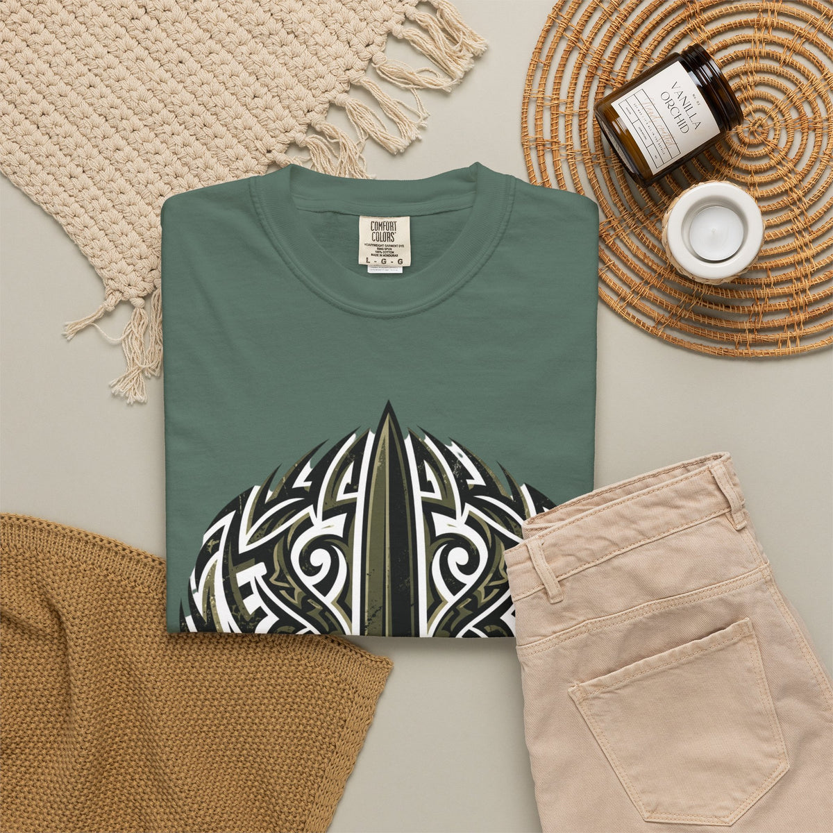 Royal Marines Commando T-Shirt — Gibraltar Tribal Dagger Military Tee