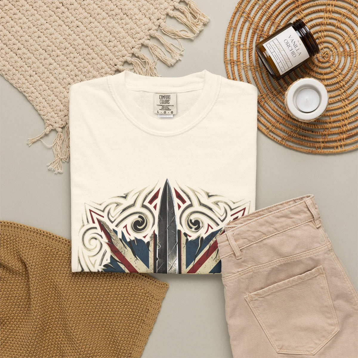 Union Jack Dagger T-Shirt — British Flag Graphic Tee