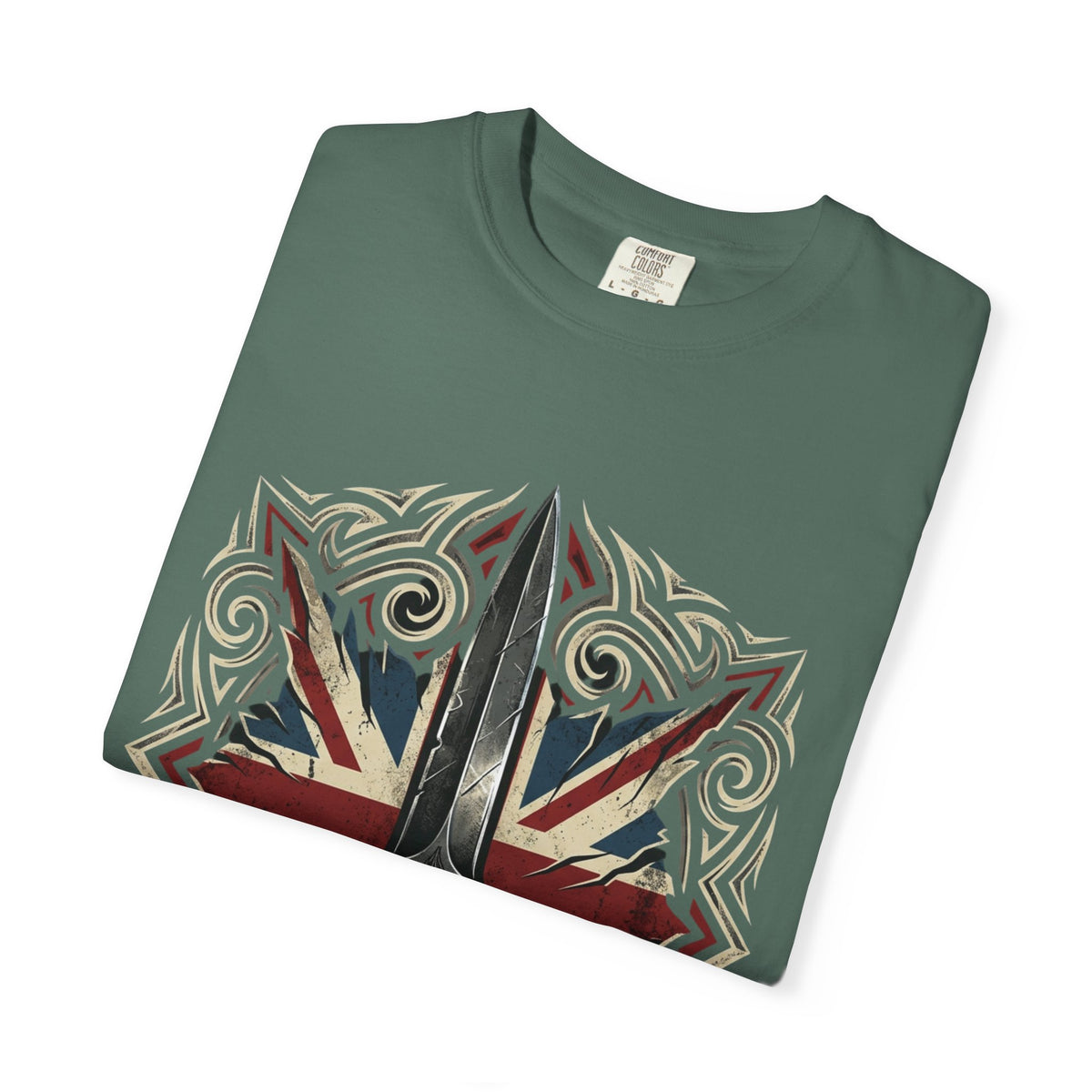 Union Jack Dagger T-Shirt — British Flag Graphic Tee
