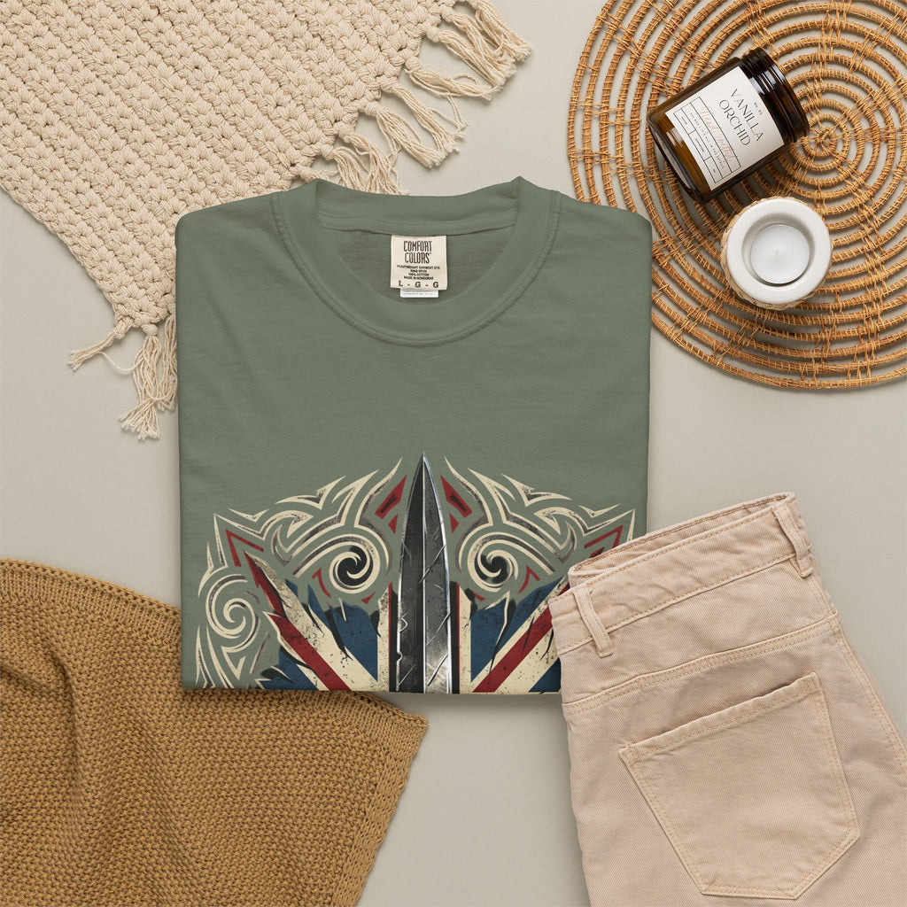 Union Jack Dagger T-Shirt — British Flag Graphic Tee