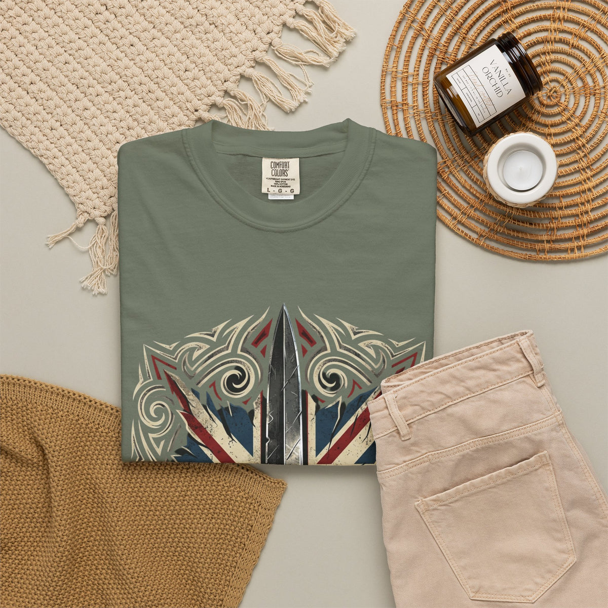 Union Jack Dagger T-Shirt — British Flag Graphic Tee