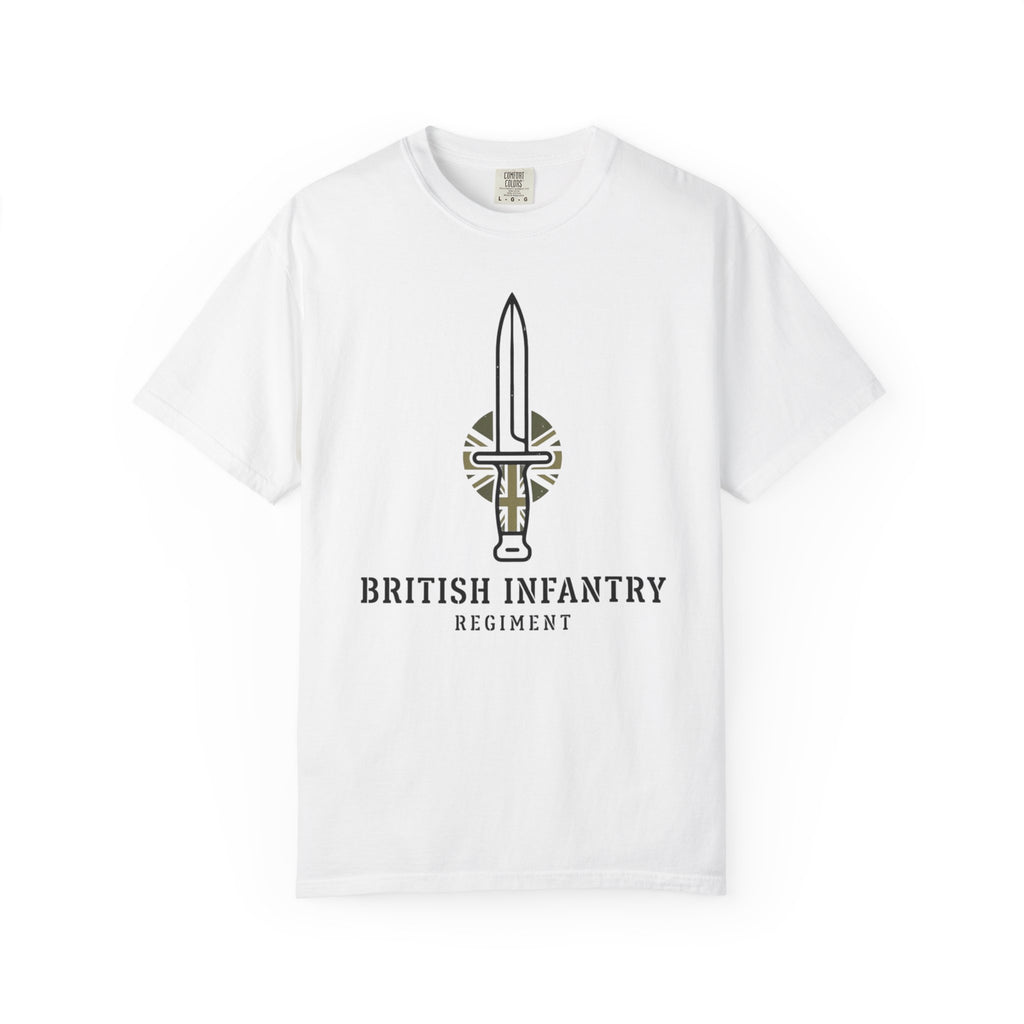 British Infantry Regiment T-Shirt — Sword & Union Jack Military Tee
