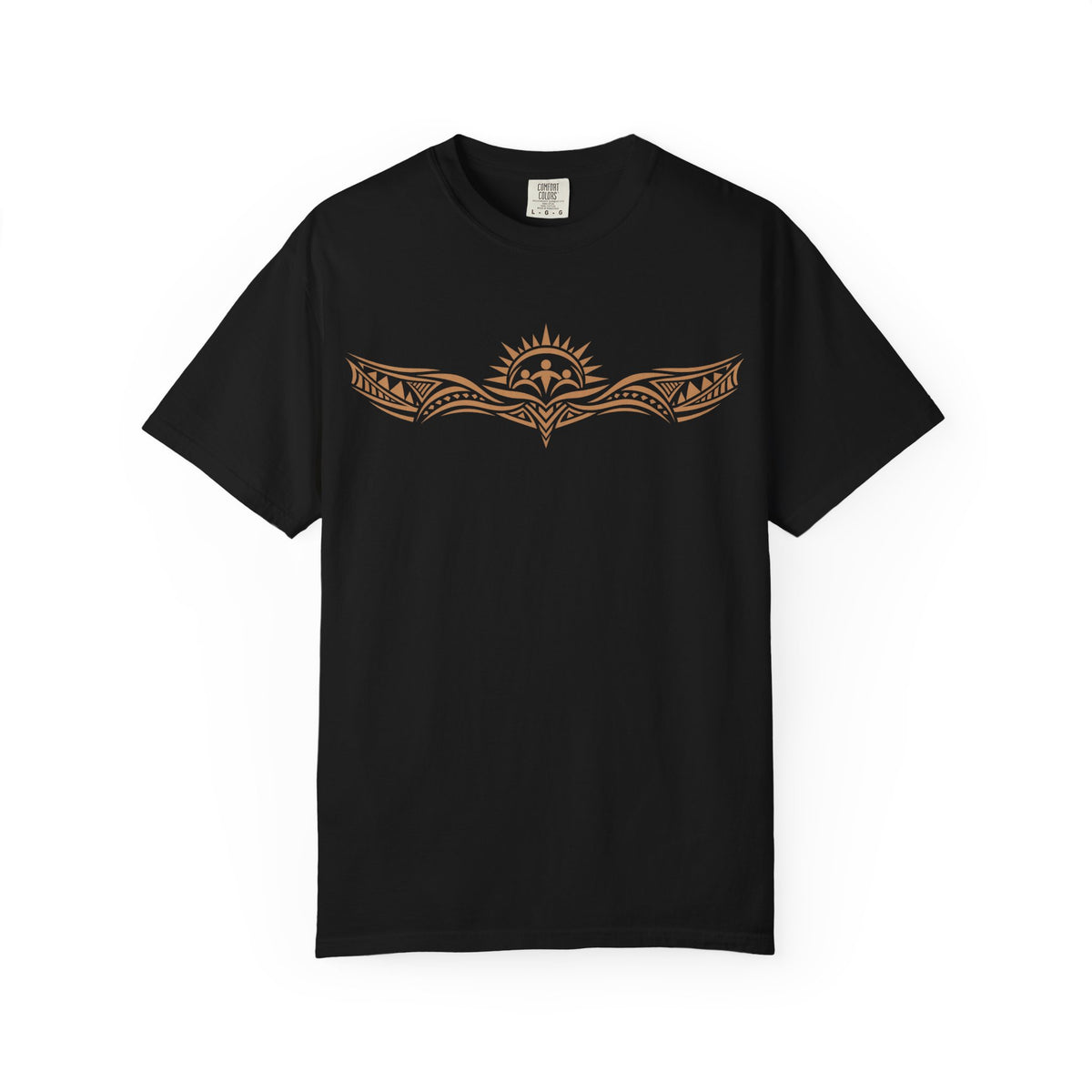 Tribal Sunset T‑Shirt — "Your Tribe" Inspirational Back Graphic