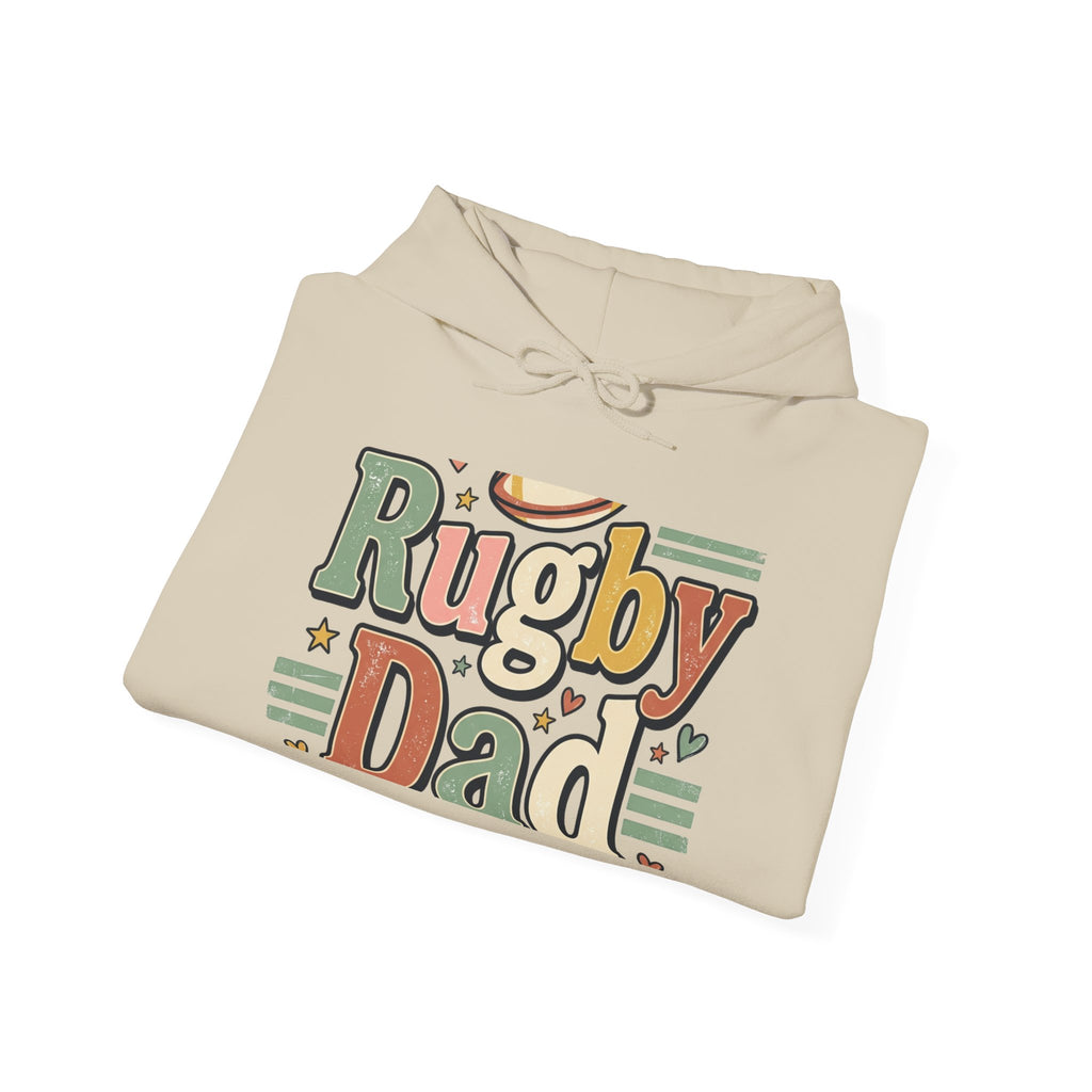 Rugby Dad Hoodie — Retro Rugby Dad Sweatshirt, Perfect Father’s Day Gift