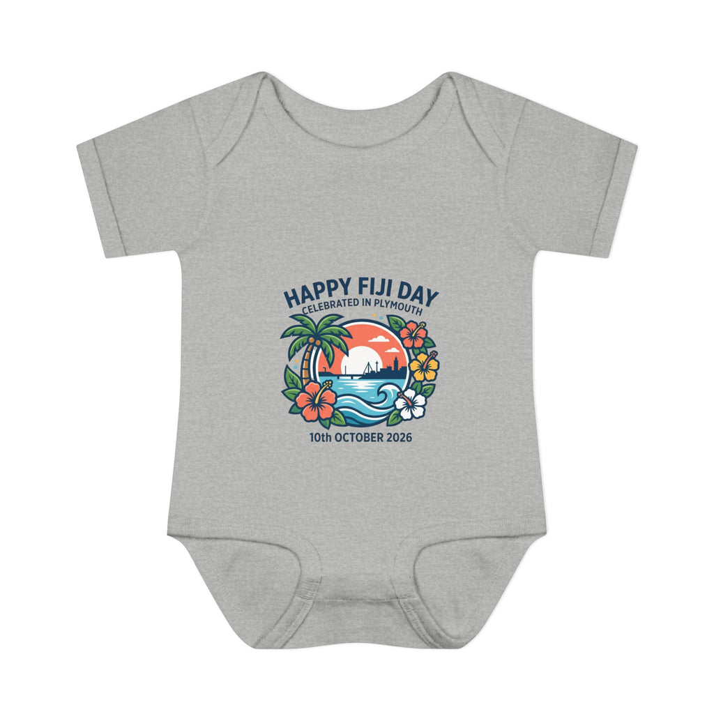 Happy Fiji Day Infant Bodysuit — Tropical Island Baby Onesie (10th October 2026)
