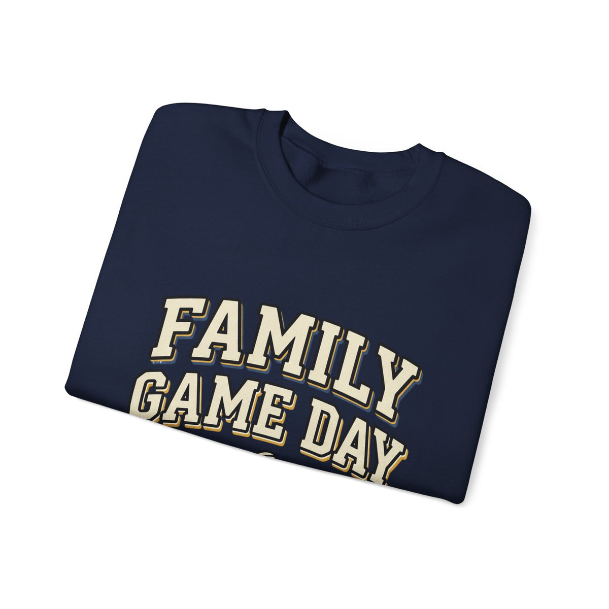 Family Game Day Sweatshirt — "Family Game Day Together We Cheer" Cozy Crewneck