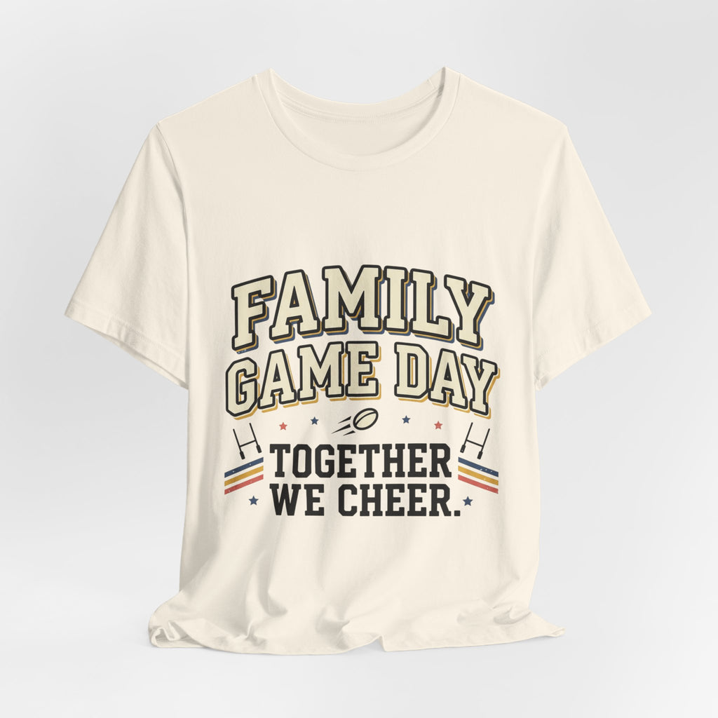 Family Game Day Tee — "Together We Cheer" Family Sports Shirt