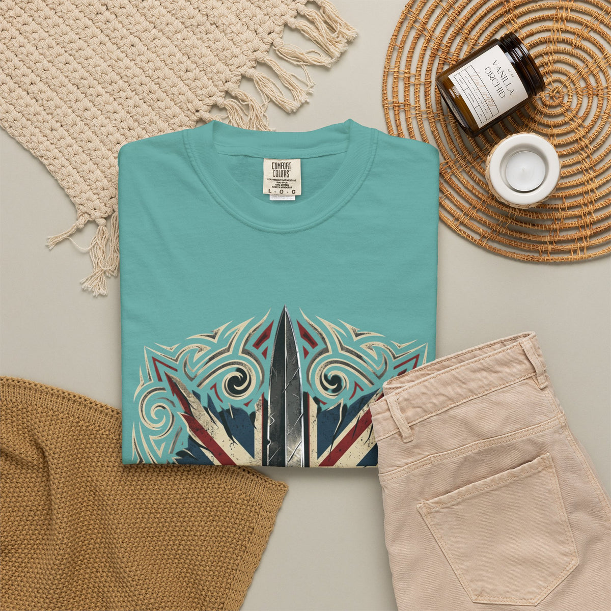 Union Jack Dagger T-Shirt — British Flag Graphic Tee