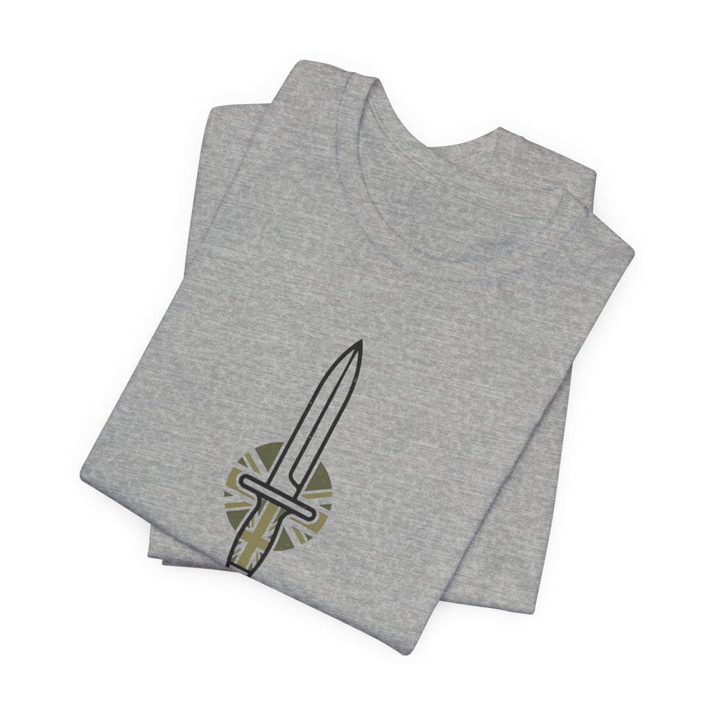 British Infantry Regiment Tee — Military Emblem Short Sleeve Shirt