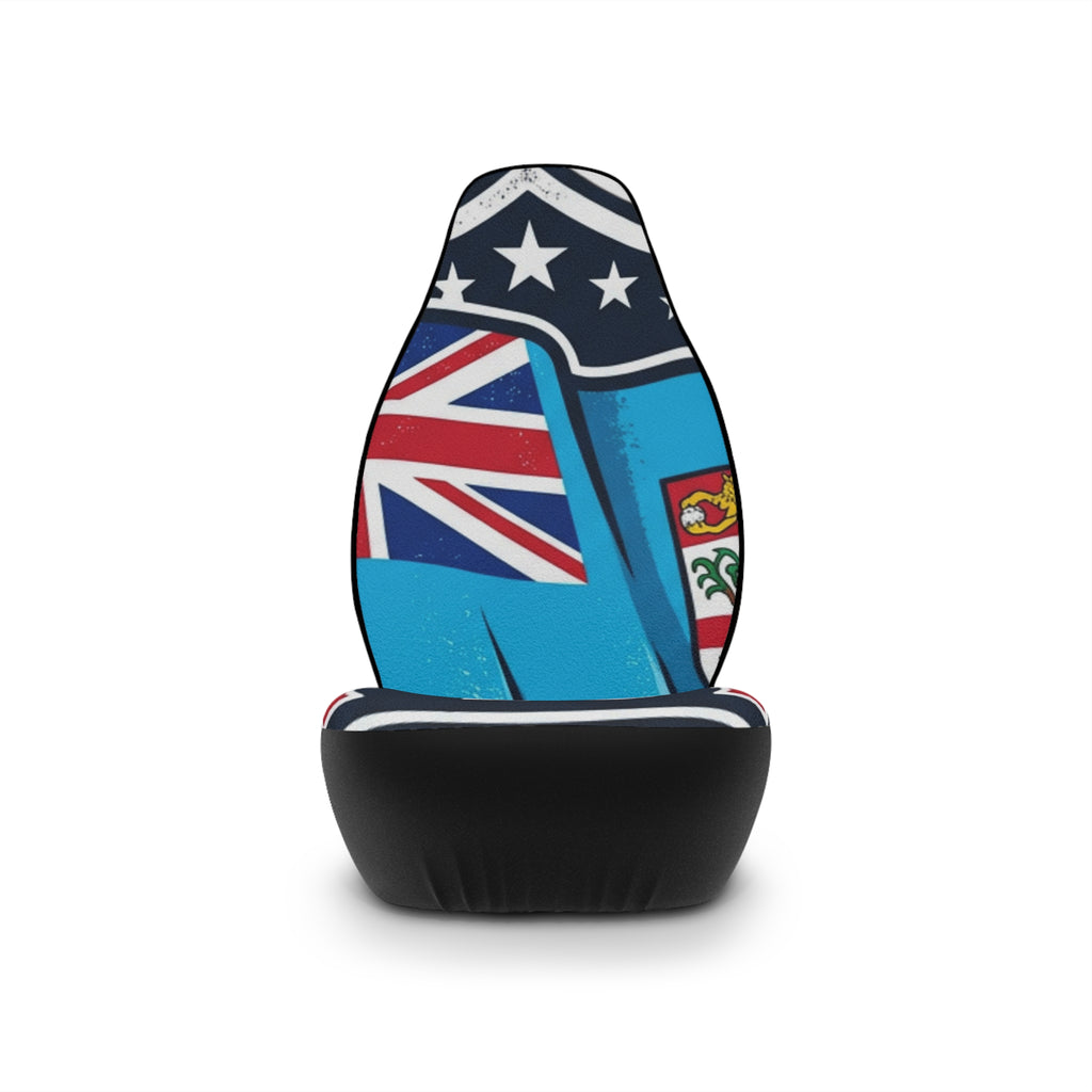 Fiji Flag Car Seat Covers — Patriotic Seat Protector for Vehicles
