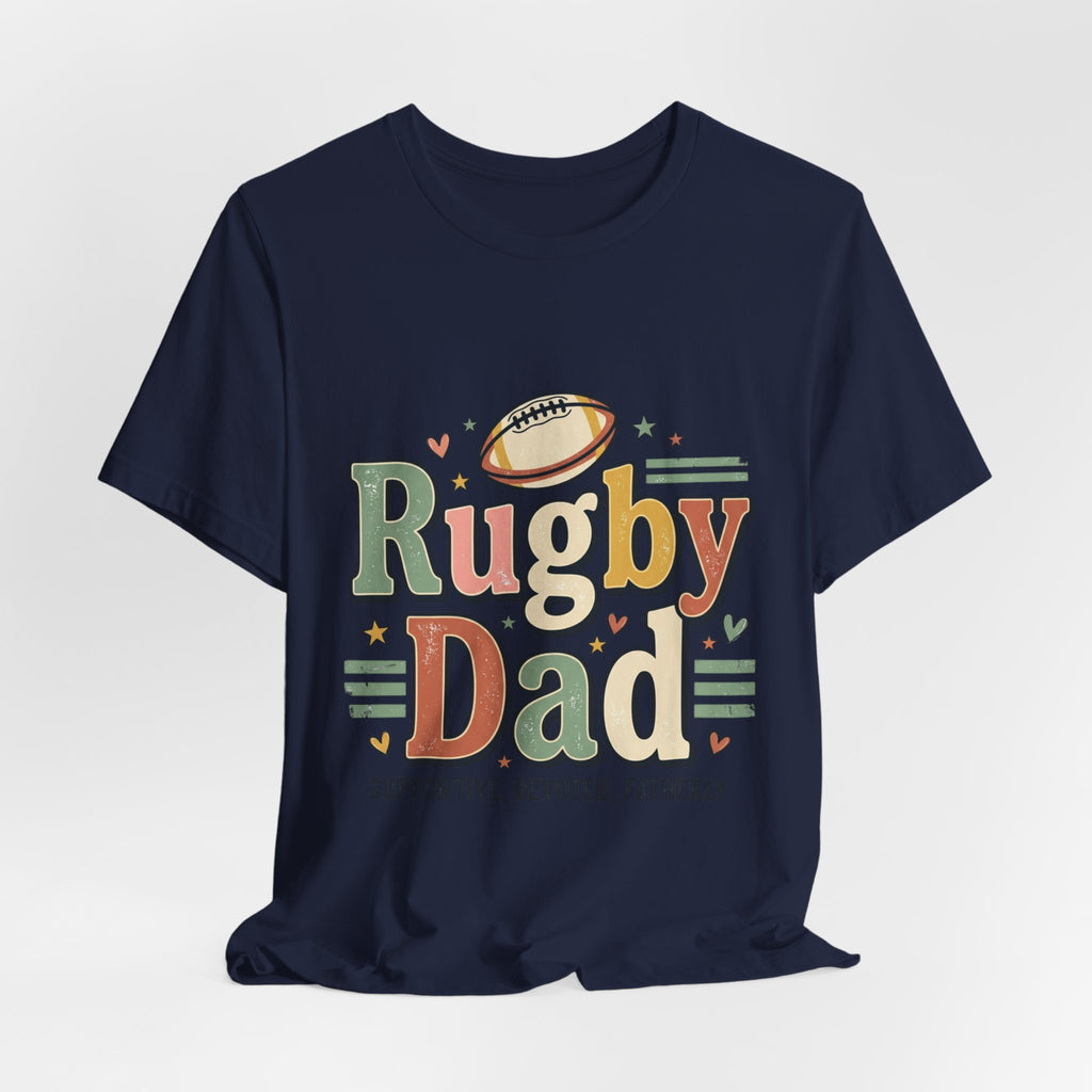 Rugby Dad T-Shirt — Supportive, Devoted, Fatherly Tee