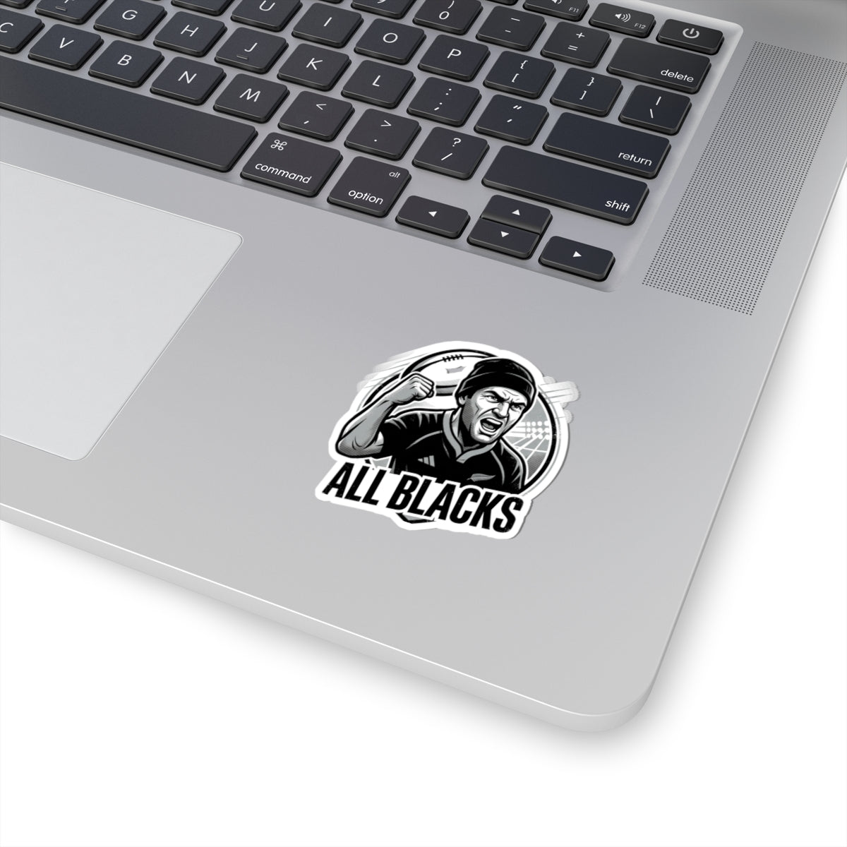 All Blacks Rugby Player Kiss-Cut Sticker — Fierce Fan Decal