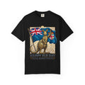 Fiji Day T-Shirt – 'Happy Fiji Day From Down Under' Kangaroo & Fiji Flag Tee