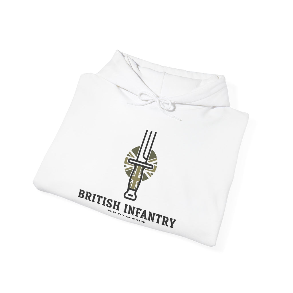British Infantry Hoodie - Military Dagger Logo Camo Sweatshirt