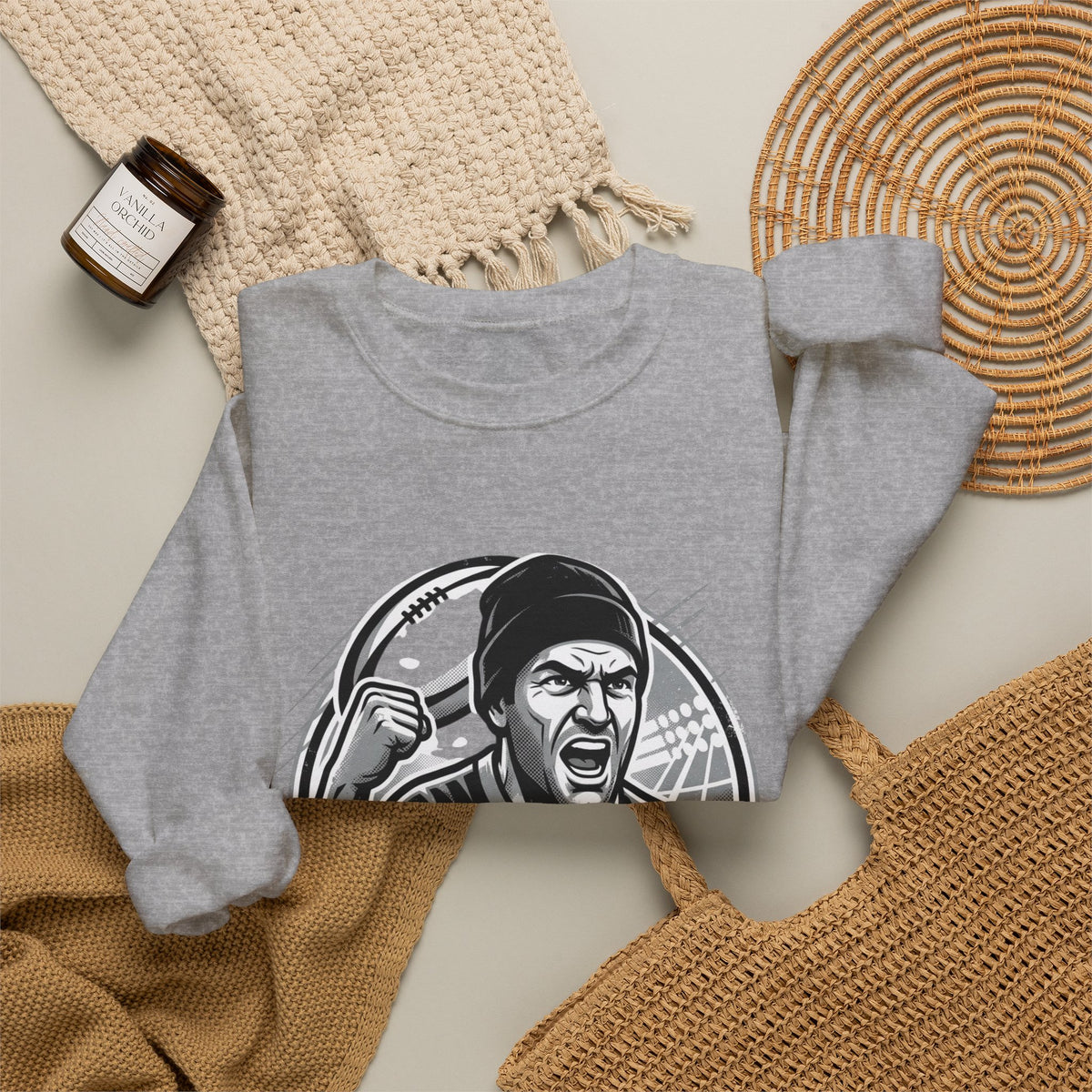 All Blacks Rugby Crewneck Sweatshirt – Vintage Fan Support Graphic