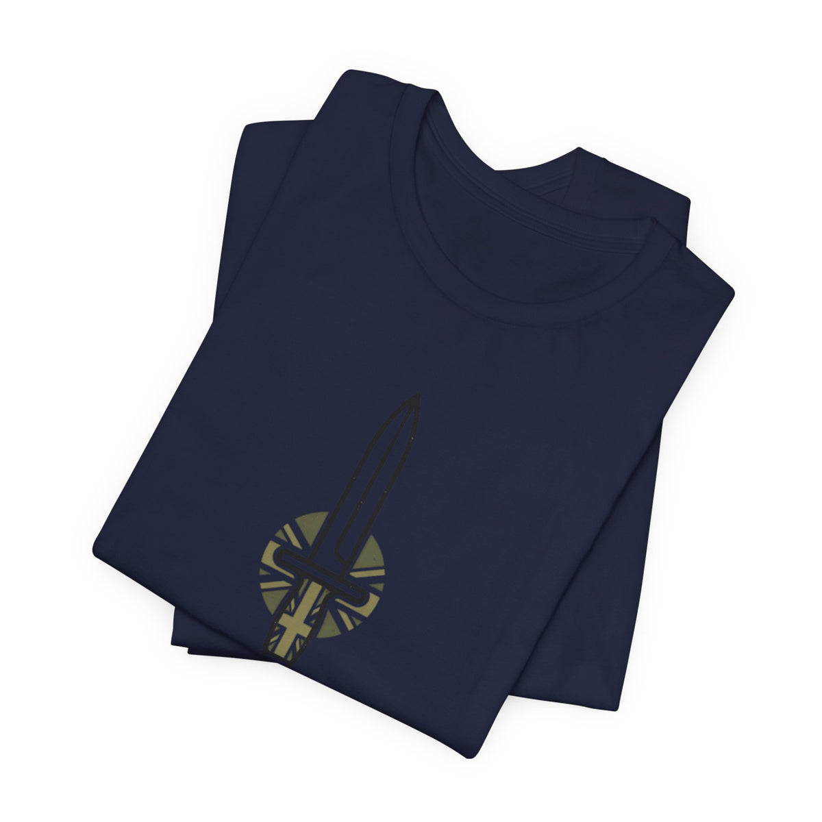 British Infantry Regiment Tee — Military Emblem Short Sleeve Shirt