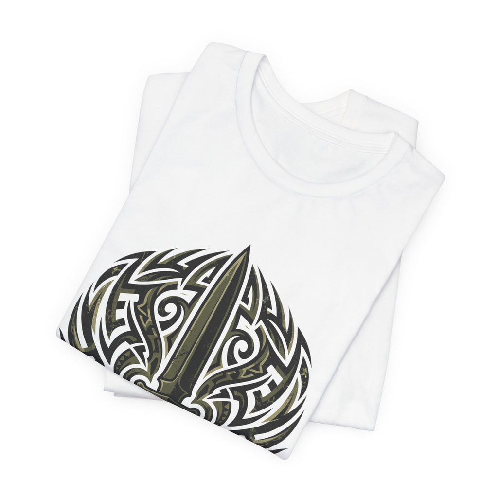 Royal Marines Commando T-Shirt — Gibraltar Tribal Dagger Design