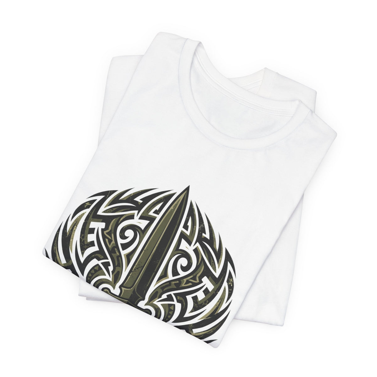 Royal Marines Commando T-Shirt — Gibraltar Tribal Dagger Design