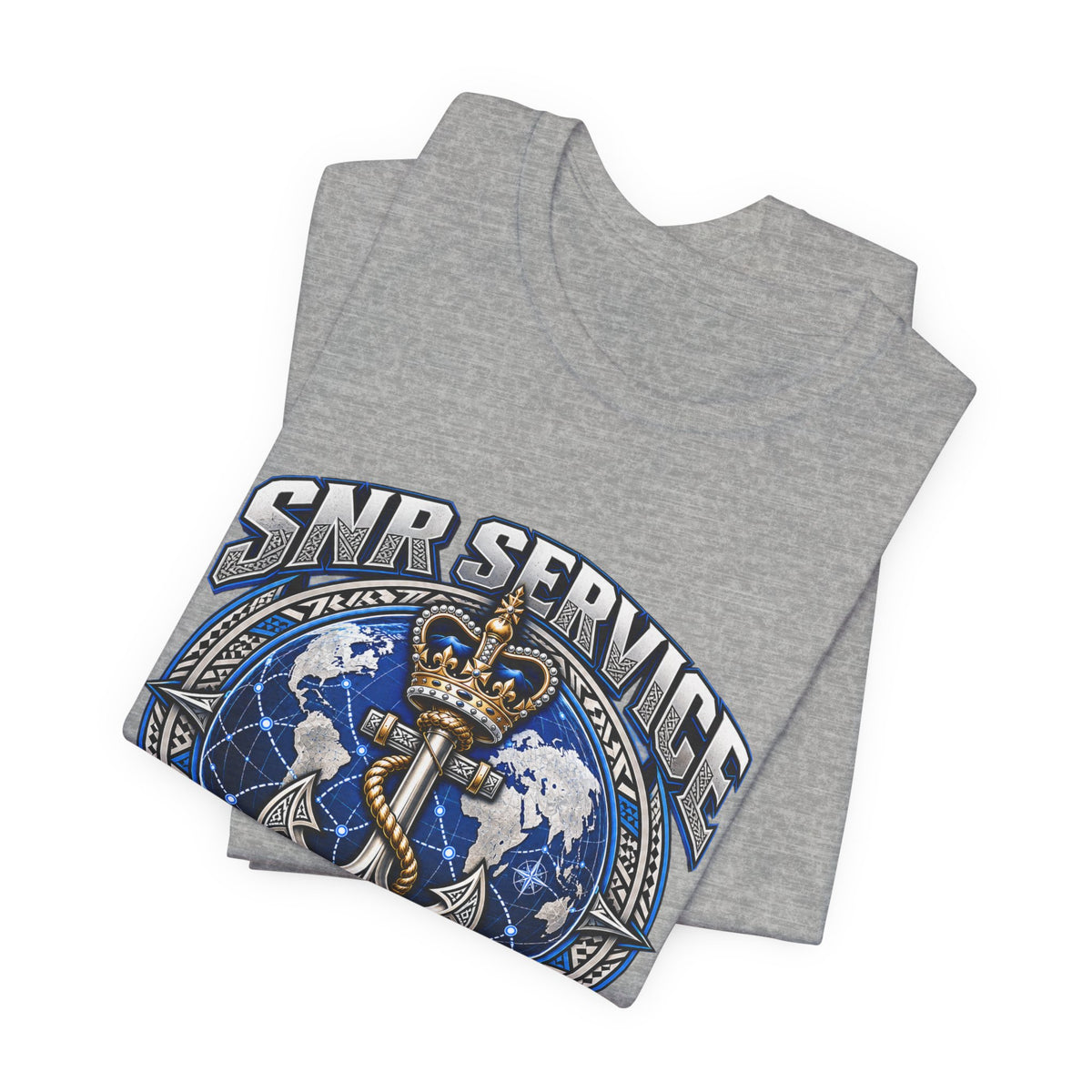 SNB Service Anchor Graphic Tee — "We Don't Follow Standards, We Set Them"
