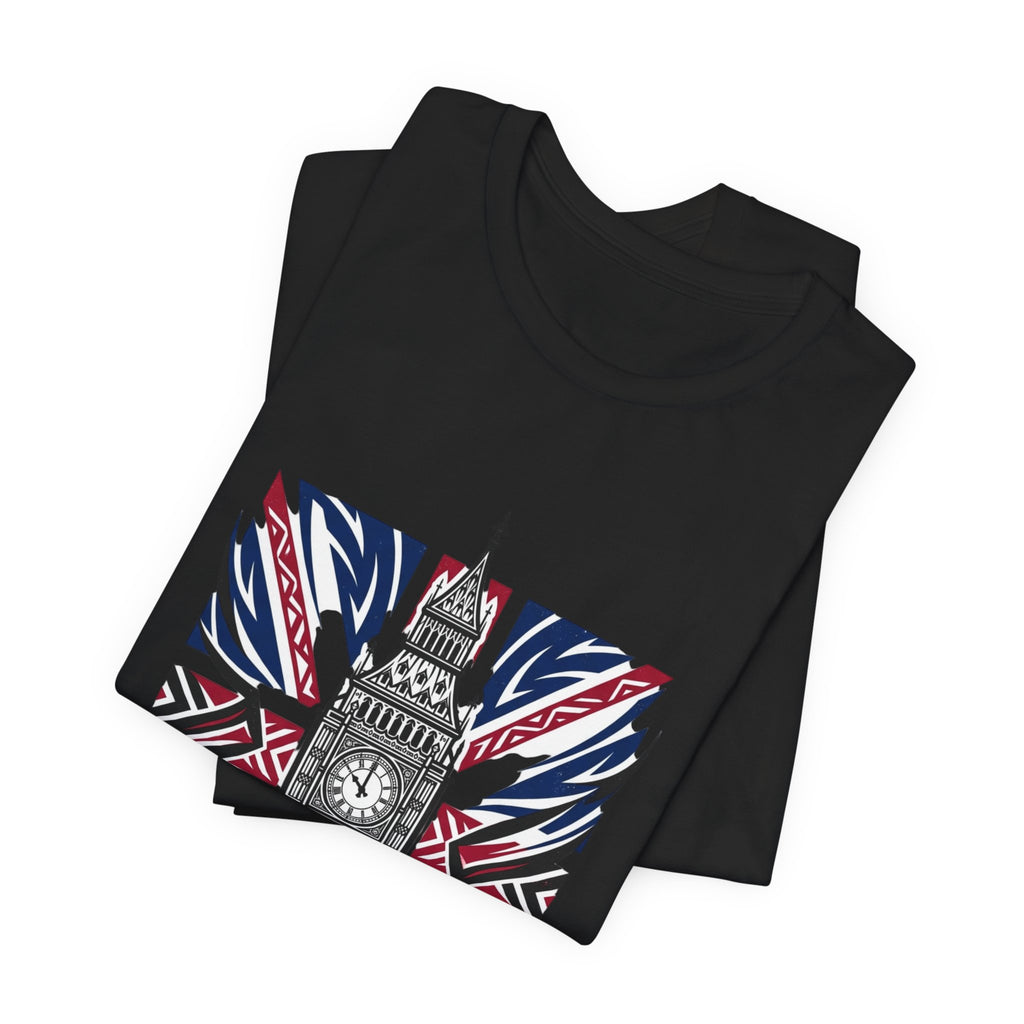 Big Ben Union Jack Tee — London Landmark British Flag T-Shirt
