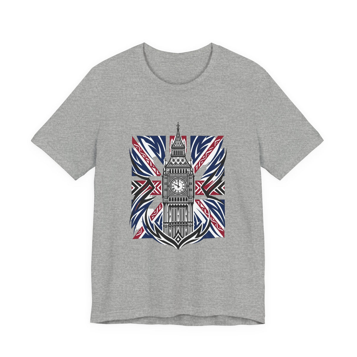 Big Ben Union Jack Tee — London Landmark British Flag T-Shirt