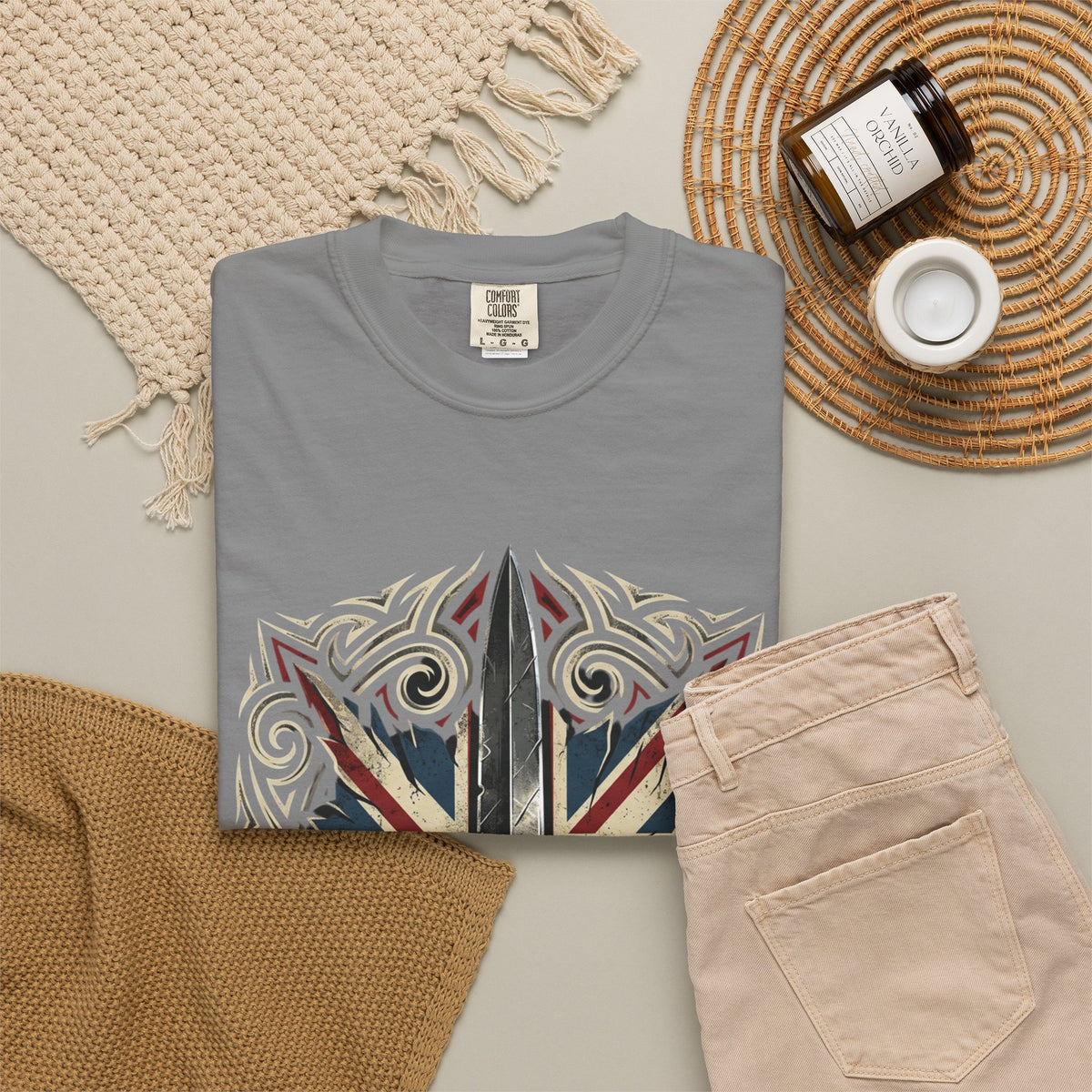 Union Jack Dagger T-Shirt — British Flag Graphic Tee