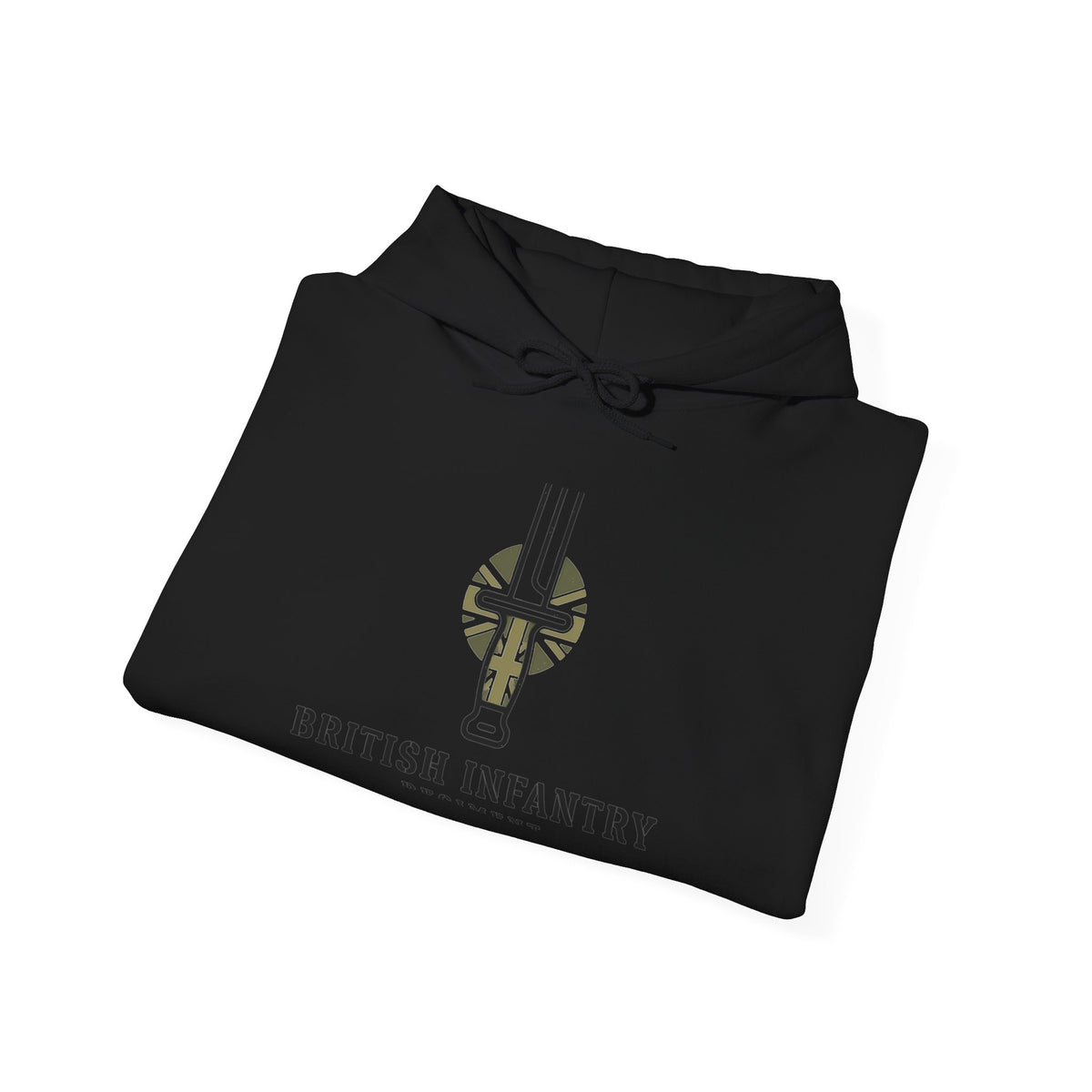 British Infantry Hoodie - Military Dagger Logo Camo Sweatshirt