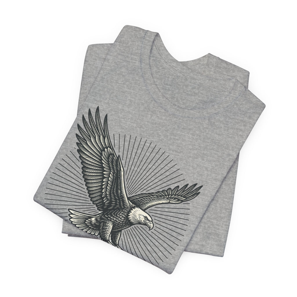 Wings Like Eagles T-Shirt | Christian Isaiah 40:31 Eagle Faith Tee