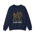 Mortars Crewneck Sweatshirt — Military Soldiers Vintage Graphic