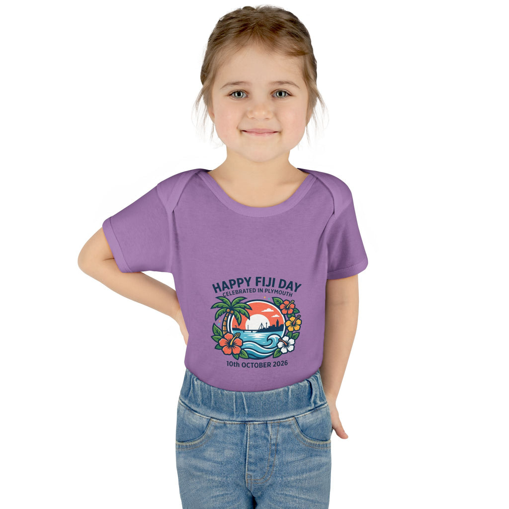 Happy Fiji Day Infant Bodysuit — Tropical Island Baby Onesie (10th October 2026)