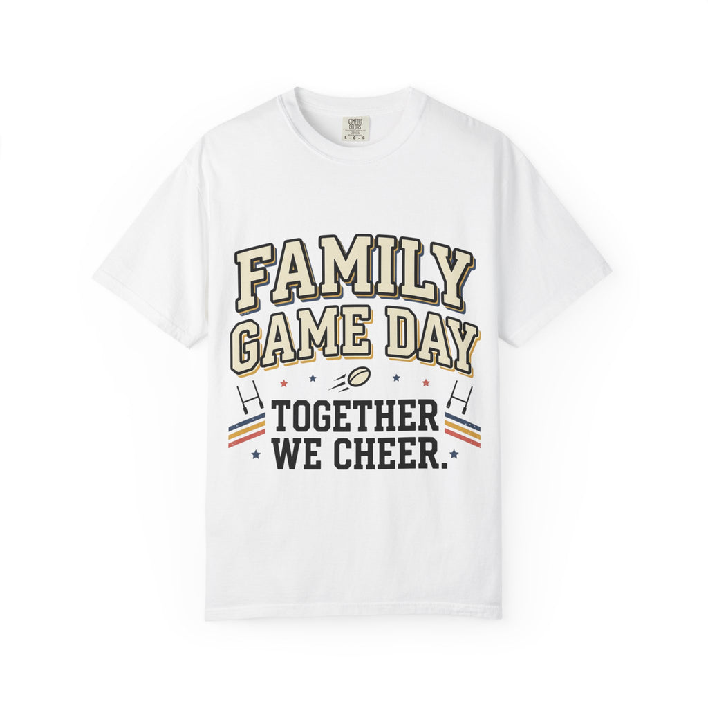 Family Game Day T-Shirt — “Together We Cheer” Football & Sports Team Tee