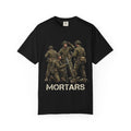 Mortars Military Crew T‑Shirt — Vintage Soldier Illustration Tee