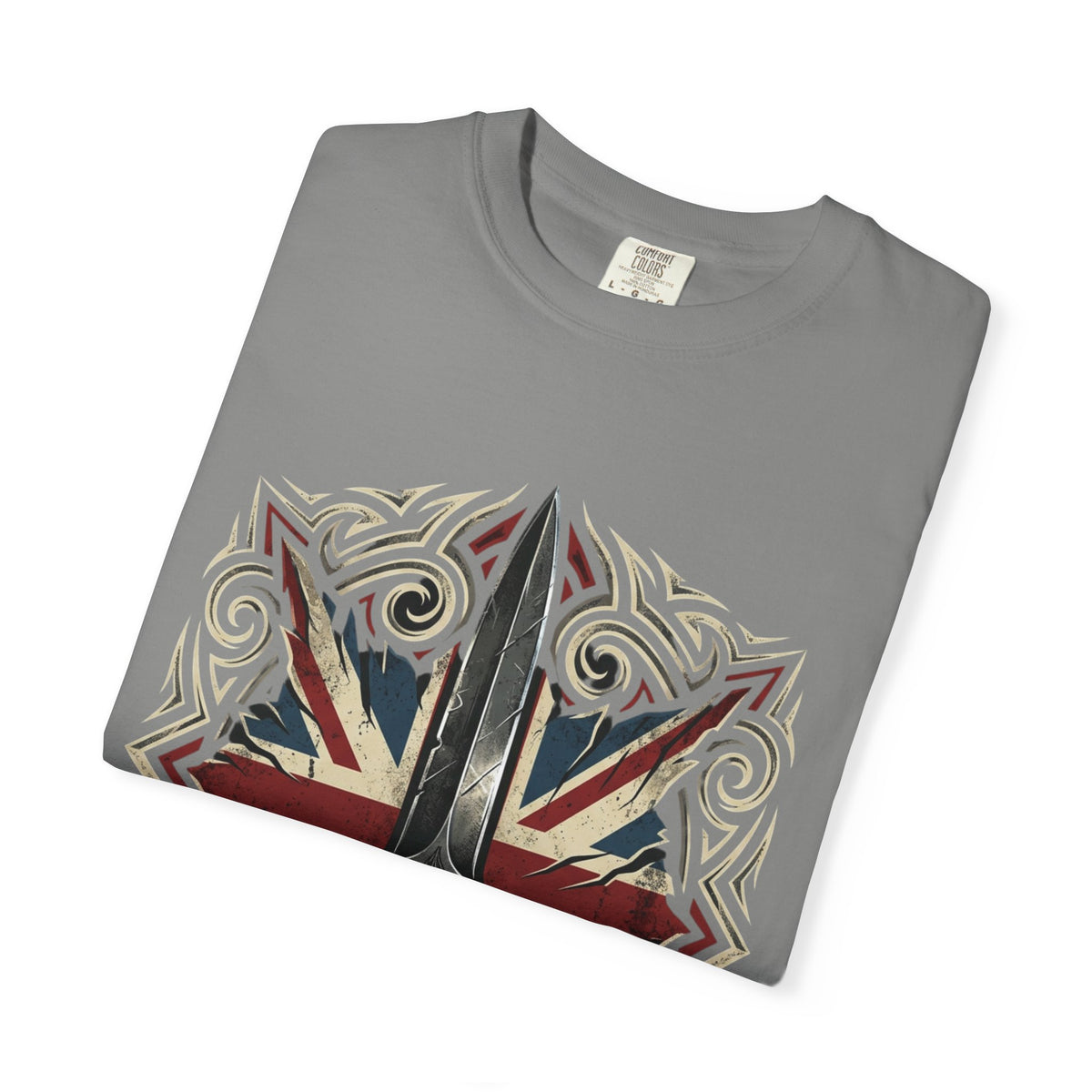 Union Jack Dagger T-Shirt — British Flag Graphic Tee