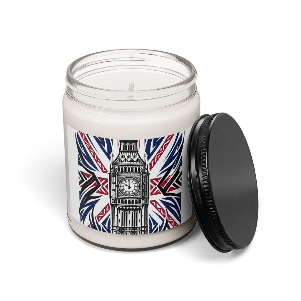 London Big Ben Soy Candle — Union Jack Scented 9oz Jar