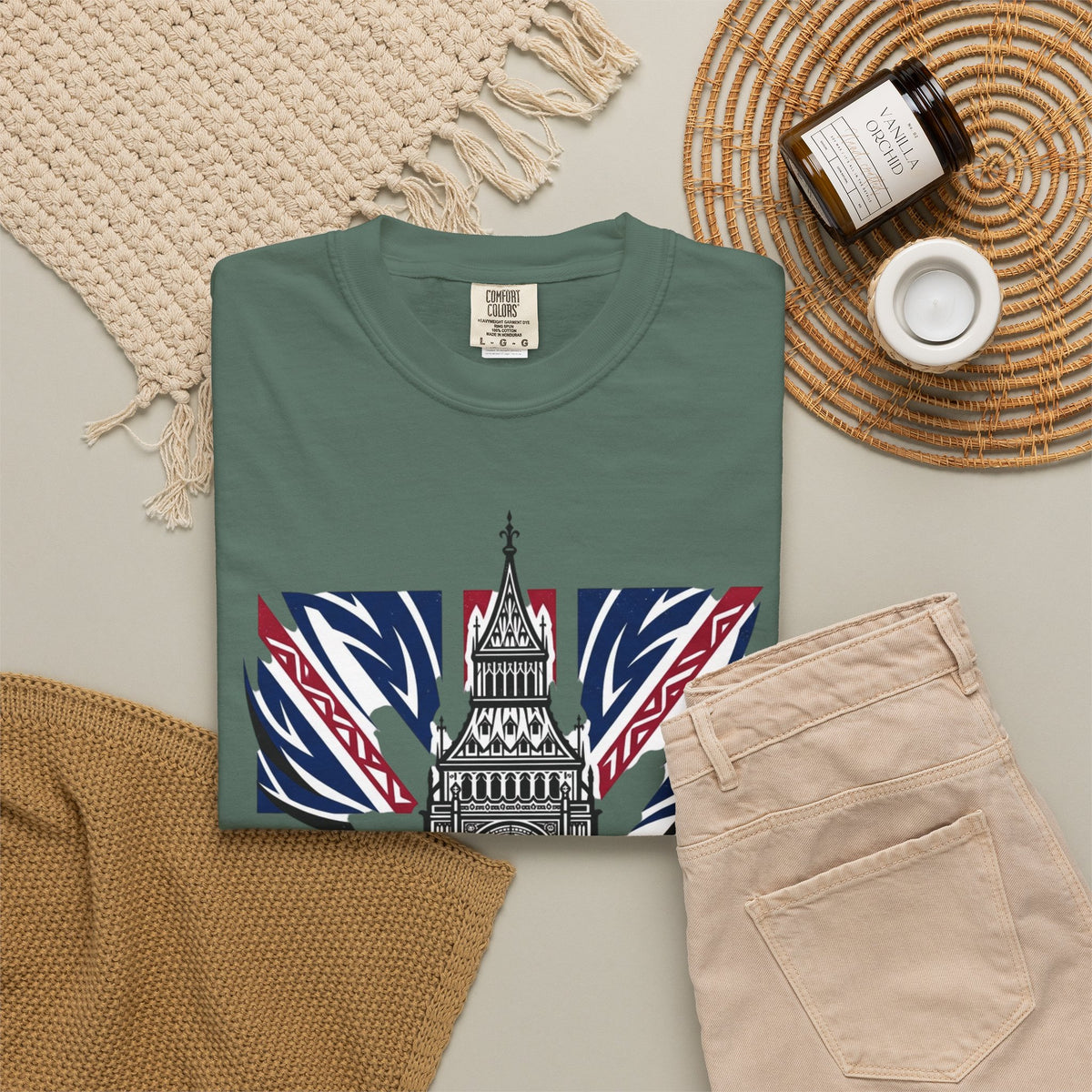 Big Ben Union Jack T-Shirt — London Landmark Tee