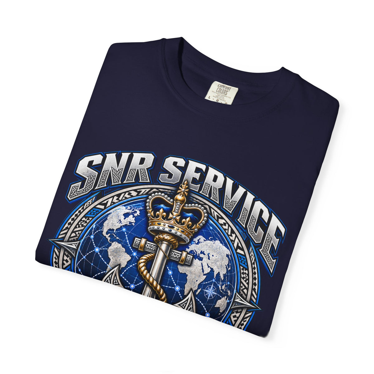 SNR Service Anchor Graphic T-Shirt — "We Don’t Follow Standards, We Set Them"
