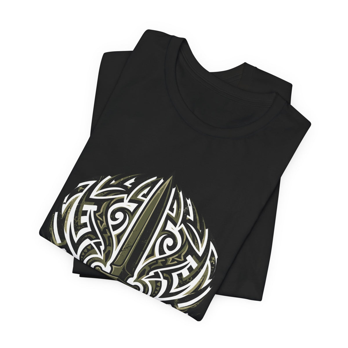 Royal Marines Commando T-Shirt — Gibraltar Tribal Dagger Design