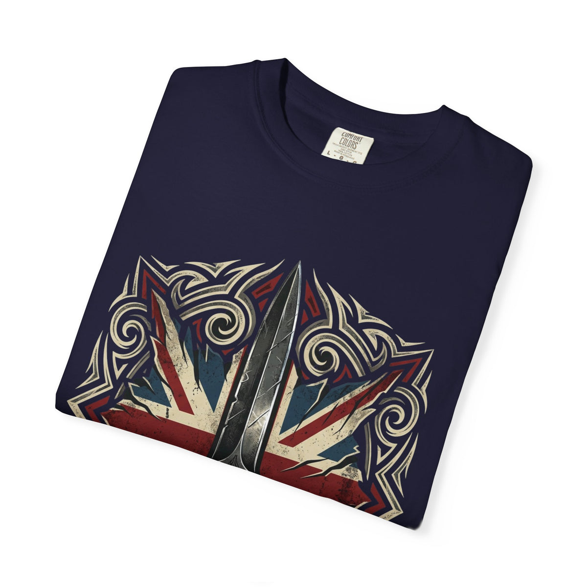 Union Jack Dagger T-Shirt — British Flag Graphic Tee